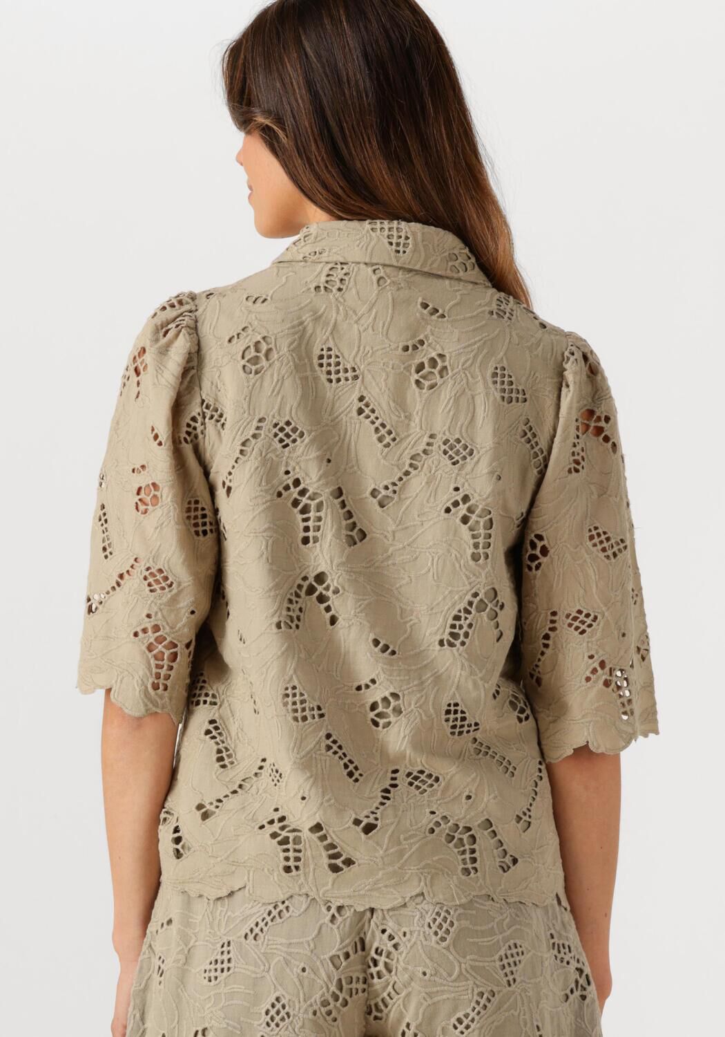 Y.A.S. Dames Blouses Yassagga Shirt Groen