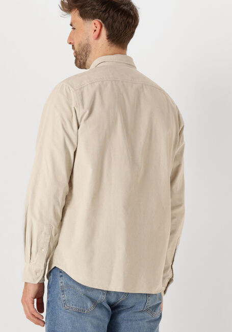 Ecru SELECTED MEN Casual overhemd SLHREGDANNI CORD BD LS SHIRT - large