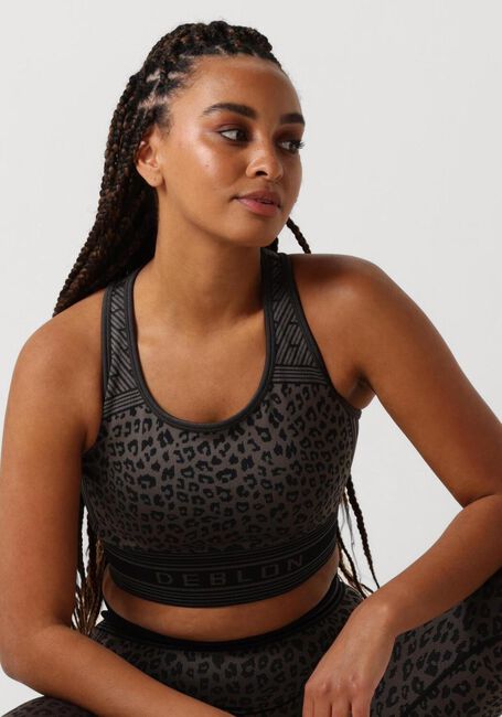 Zwarte DEBLON SPORTS Top JOY SEAMLESS TOP - large