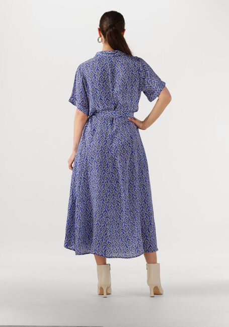 Blauwe LOLLYS LAUNDRY Maxi jurk BLAKELL MAXI DRESS SS - large
