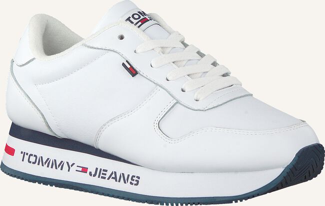 Witte TOMMY HILFIGER Lage sneakers FLATFORM RUNNER Witte TOMMY HILFIGER Lage sneakers FLATFORM RUNNER - large