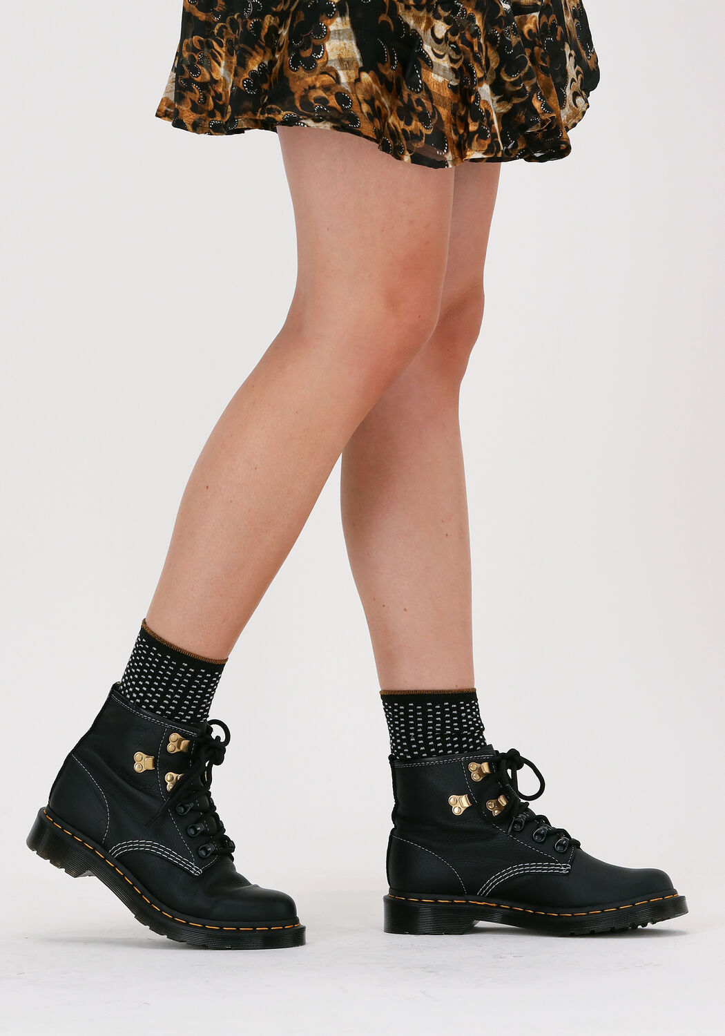 Zwarte DR MARTENS Veterboots 101.1 - large