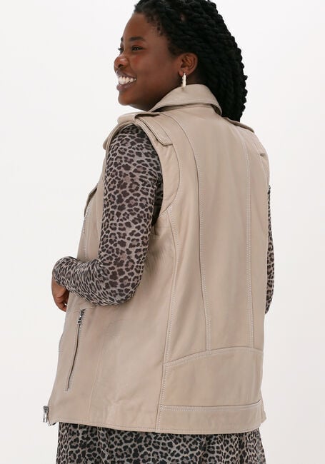 Beige GOOSECRAFT Gilet ATHENA JACKET - large