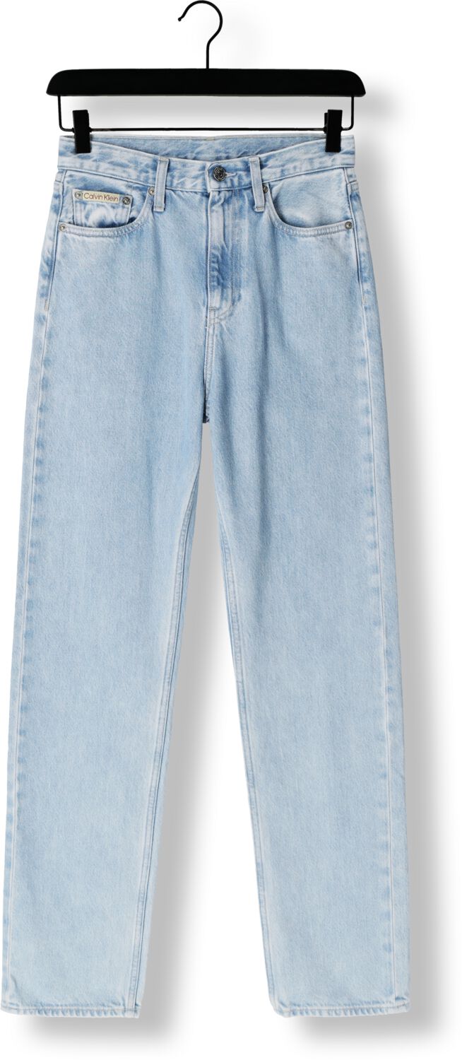 CALVIN KLEIN Dames Jeans High Rise Straight Lichtblauw