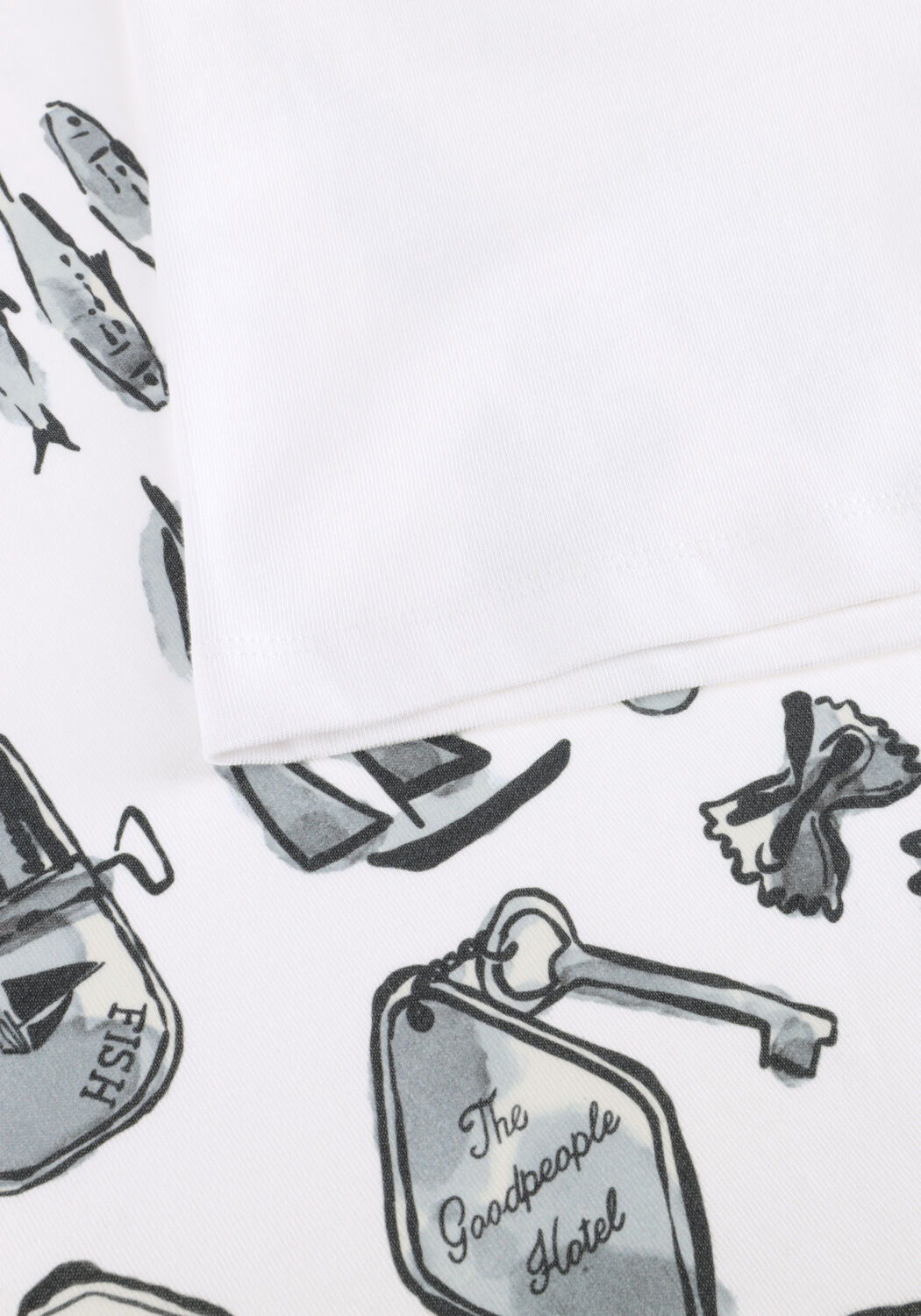 Witte THE GOODPEOPLE T-shirt TAX - large