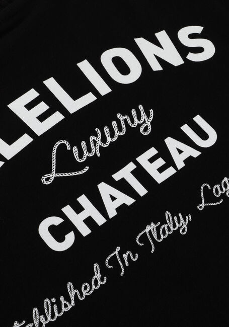 Zwarte MALELIONS T-shirt RELAXED KNITTED COLLAR T-SHIRT - large