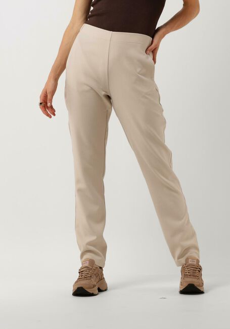 Beige PENN & INK Legging TROUSERS LEATHERLOOK - large