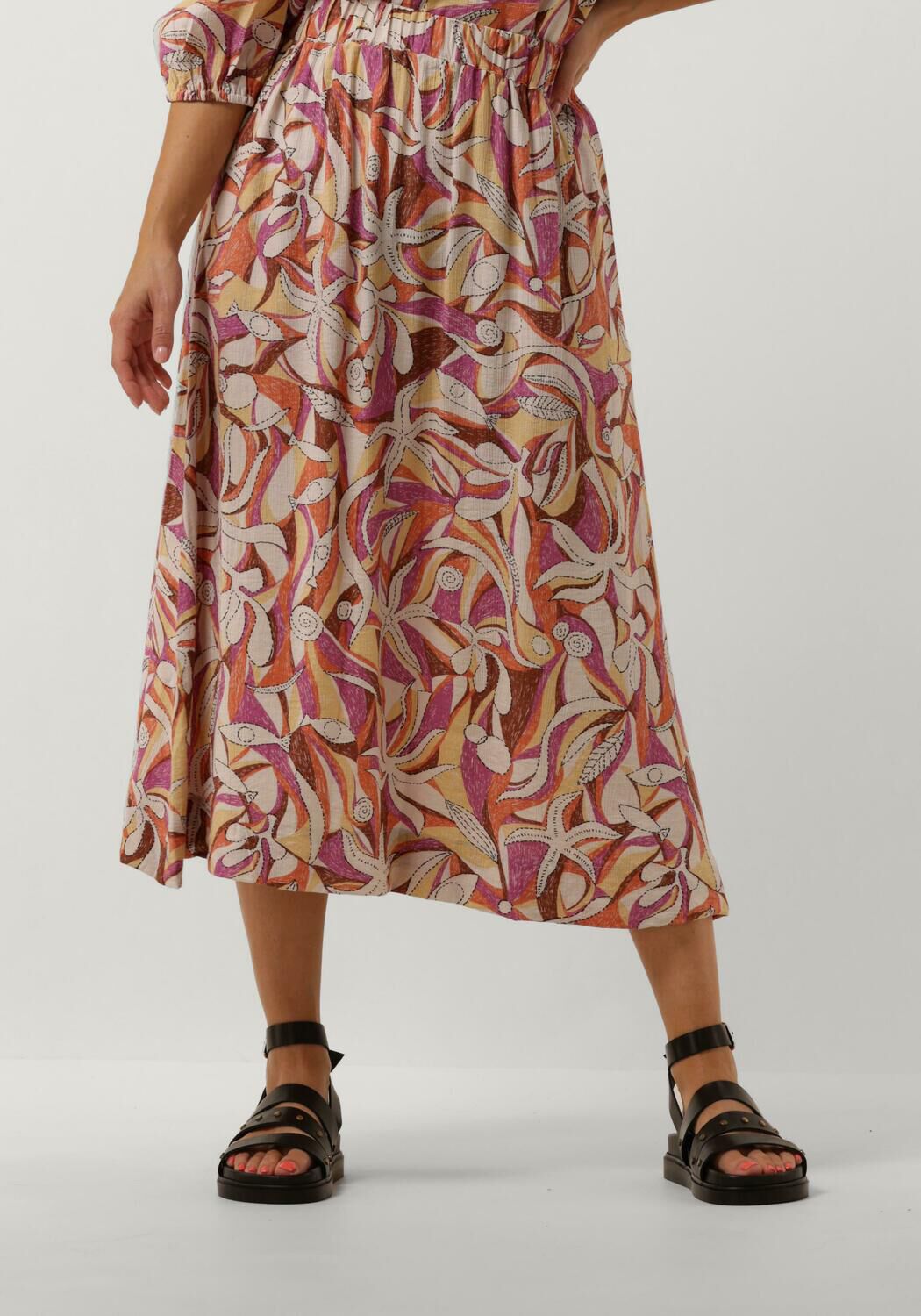 Catwalk Junkie Koperen Maxi A-Line Rok Multicolor Dames