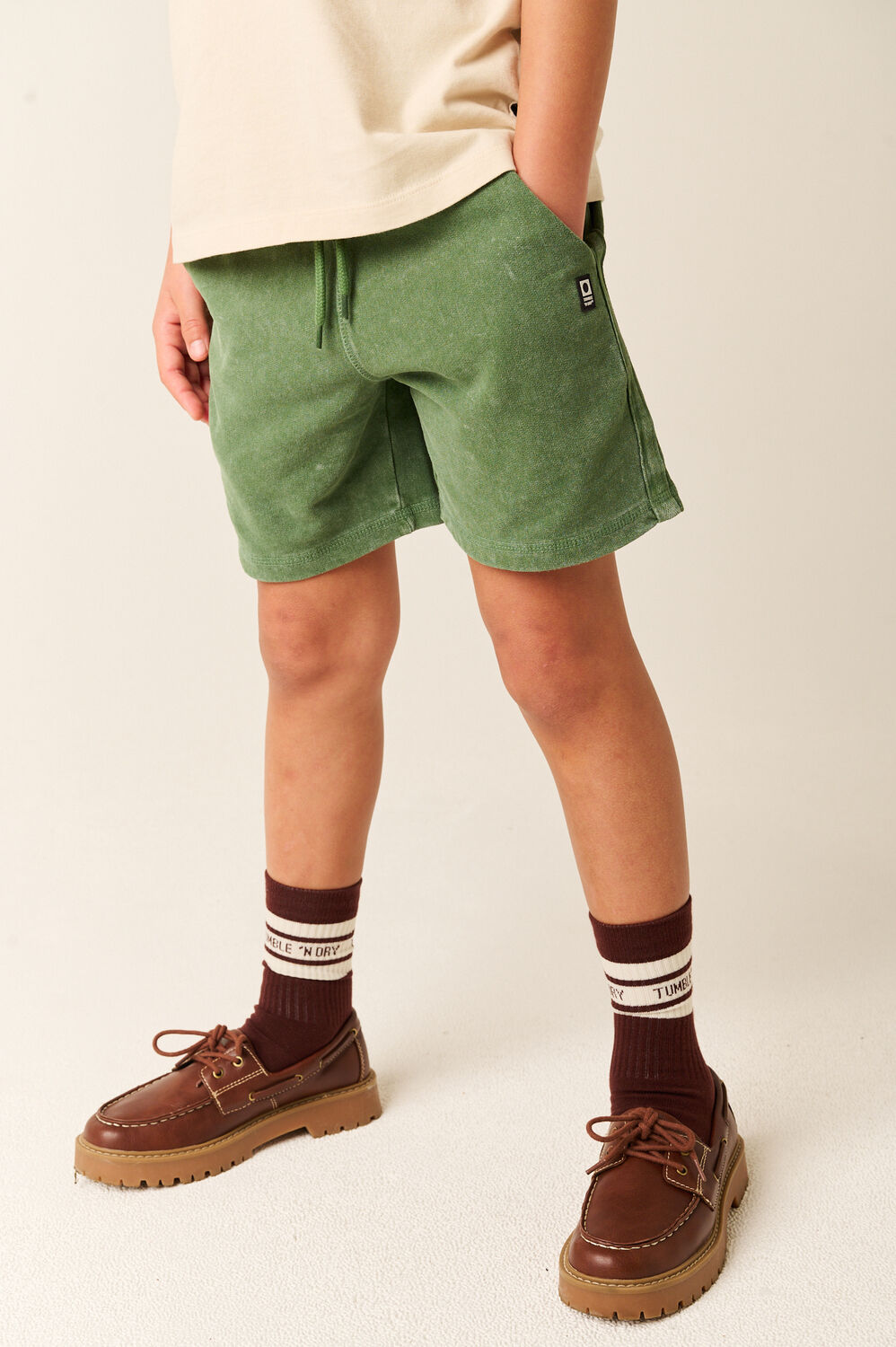 Groene TUMBLE 'N DRY Korte broek BIG SWELL - large