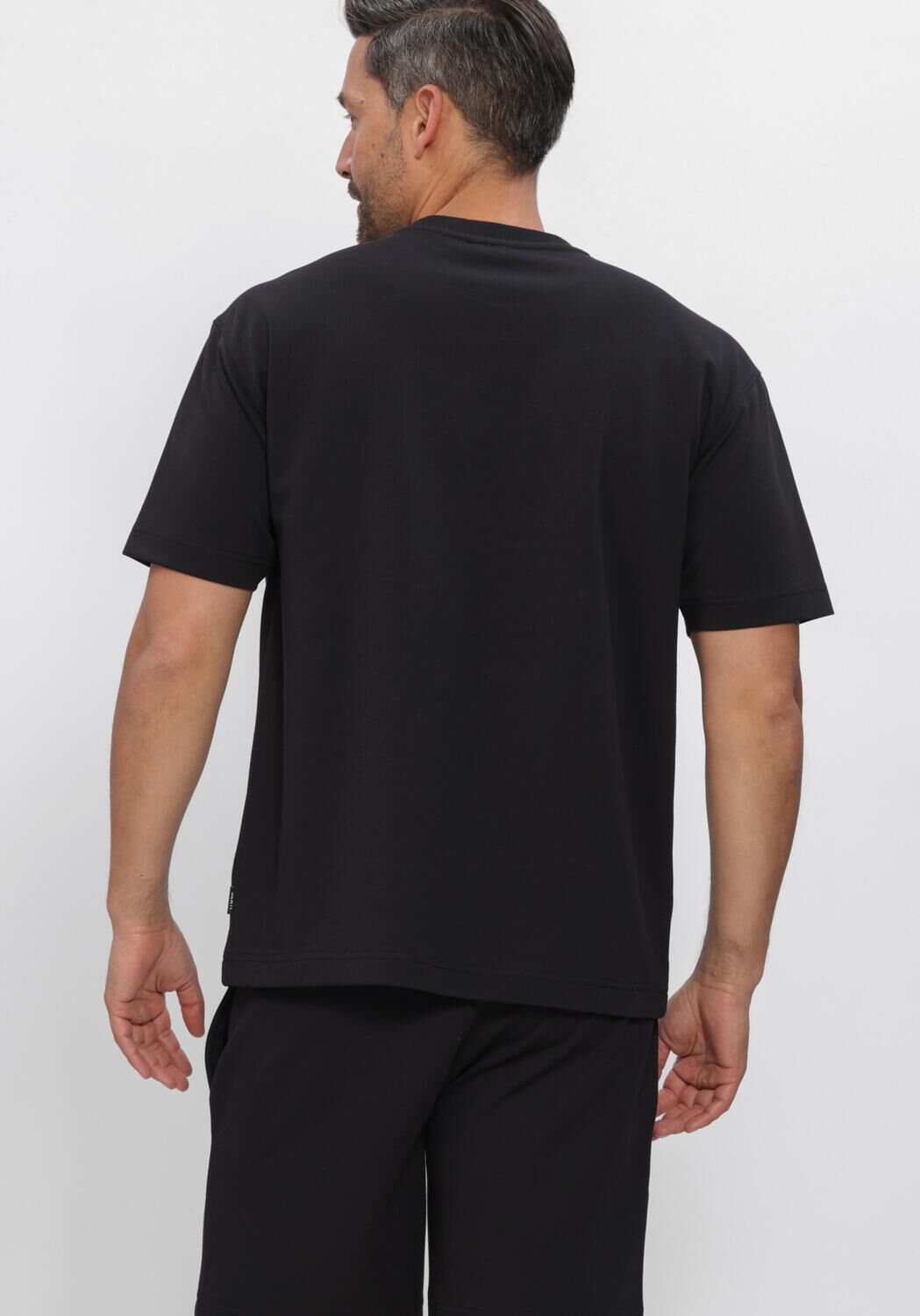 Zwarte GENTI Polo T-SHIRT SS 1227 - large