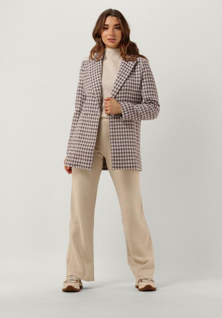 Gebroken wit SELECTED WOMEN Trui MALLY LS KNIT T-NECK CAMP B - large