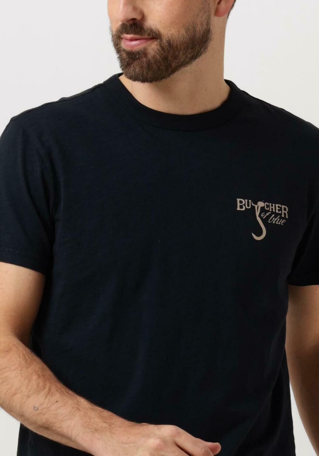 BUTCHER OF BLUE Heren Polo's & T-shirts Fresco Small Vintage Tee Blauw