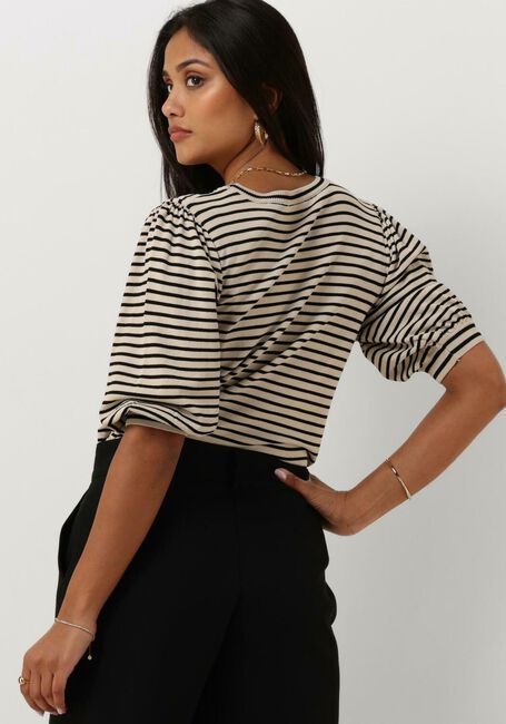 Zwarte JANSEN AMSTERDAM Tops & T-shirts K136 KNIT TOP 3/4 SLEEVE - large