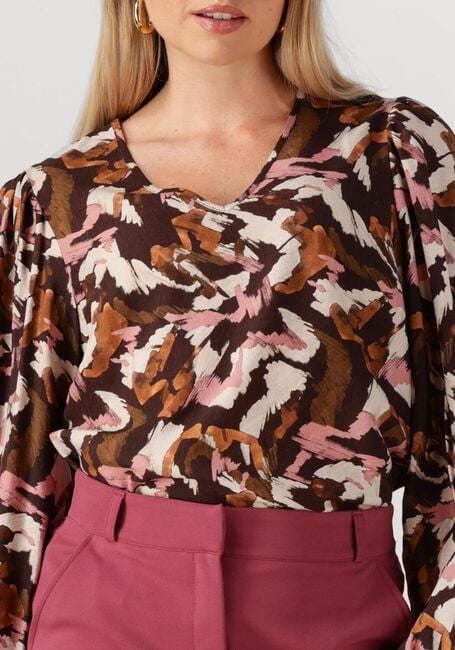 STUDIO ANNELOES KYLIE MARKER CREPE TOP - large