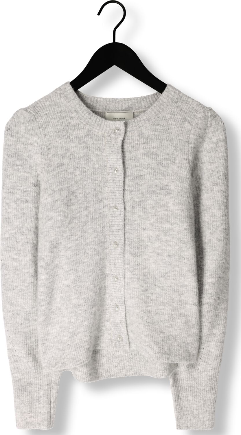 NEO NOIR Dames Truien & Vesten Nuna Knit Cardigan Lichtgrijs