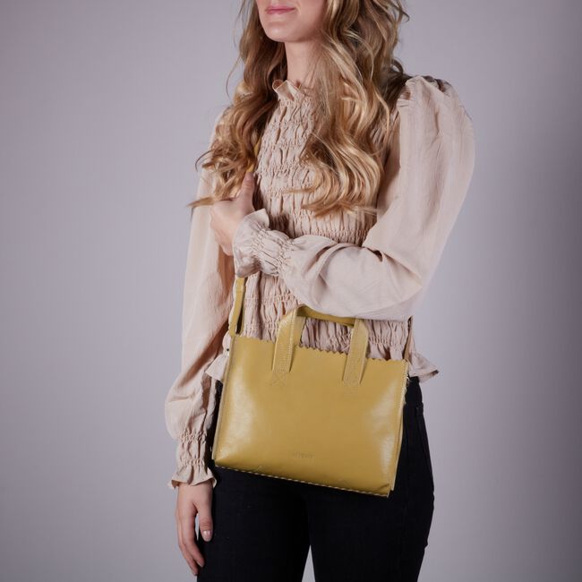 Gele MYOMY Schoudertas MY PAPER BAG HANDBAG MINI Gele MYOMY Schoudertas MY PAPER BAG HANDBAG MINI - large