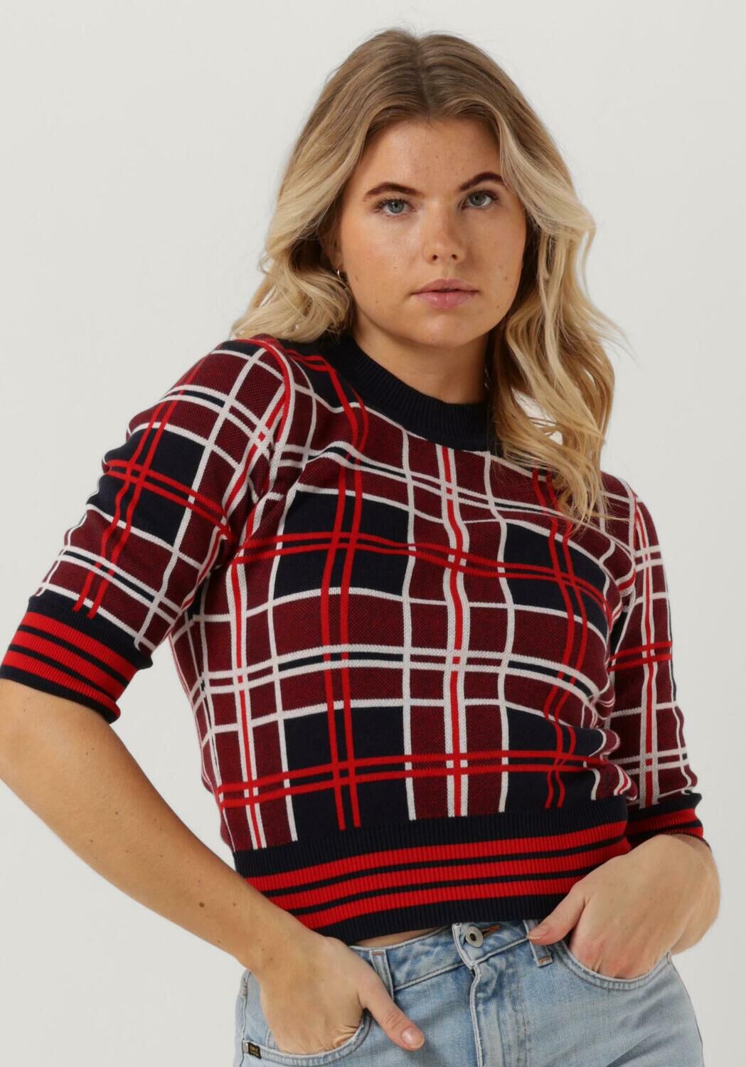Gehaakt cropped sweater vest Kleding Dameskleding Sweaters Spencers 