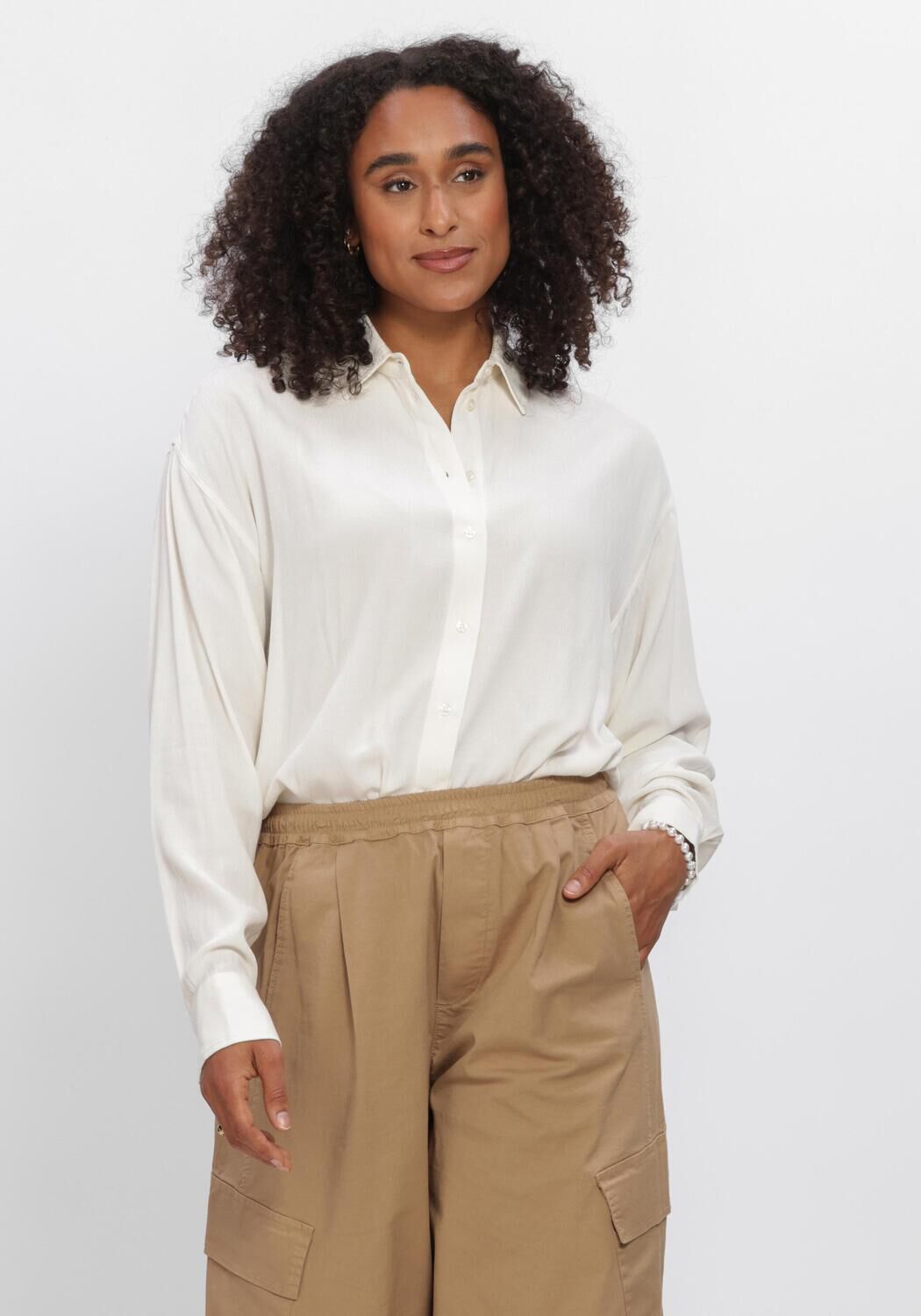 Gebroken wit BY-BAR Blouses KRIS VISCOSE BLOUSE - large