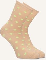 Beige BECKSONDERGAARD Sokken ANTHEA HEART SOCKDAM - medium