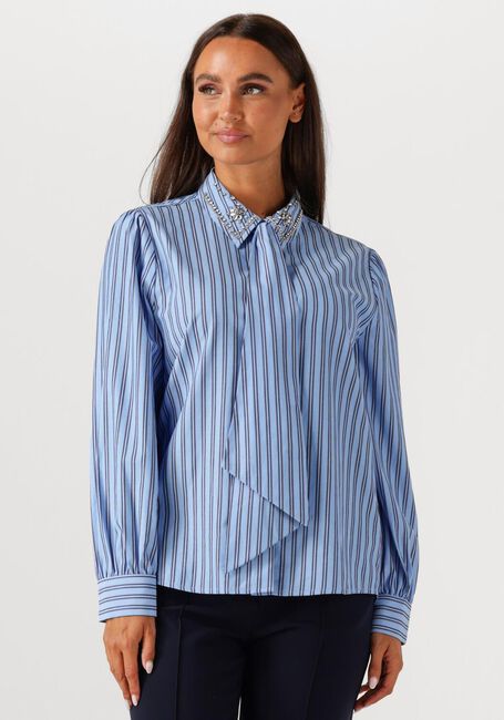 Blauwe AAIKO Blouses FENNE STRASS VIS 525 - large