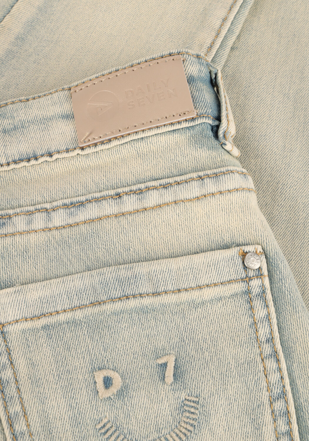 DAILY7 Jongens Jeans 2700 Skinny Fit Print Lichtblauw