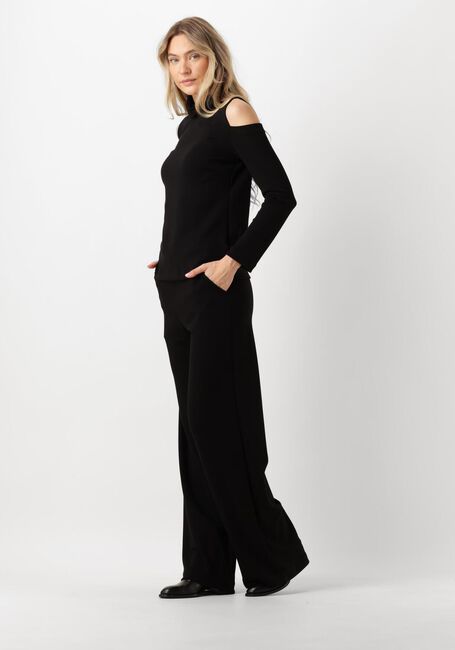 Zwarte ANA ALCAZAR Pantalon WIDE TROUSERS - large