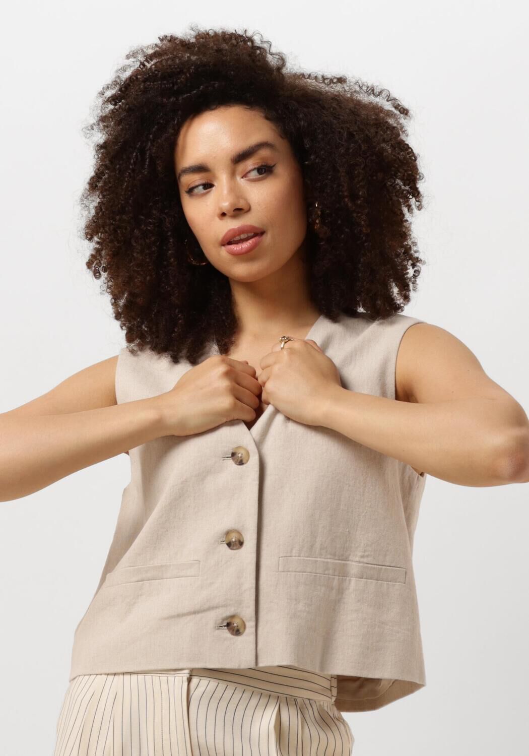 MODSTRÖM Modström Dames Blazers Parkmd Vest Beige