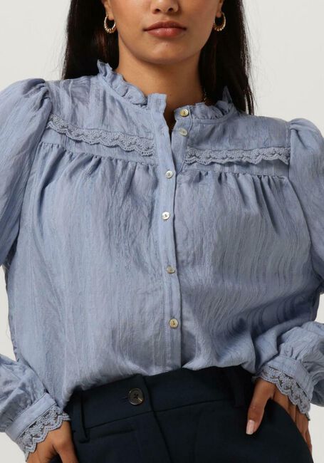 Lichtblauwe LOLLYS LAUNDRY Blouses AIRLIE SHIRT - large