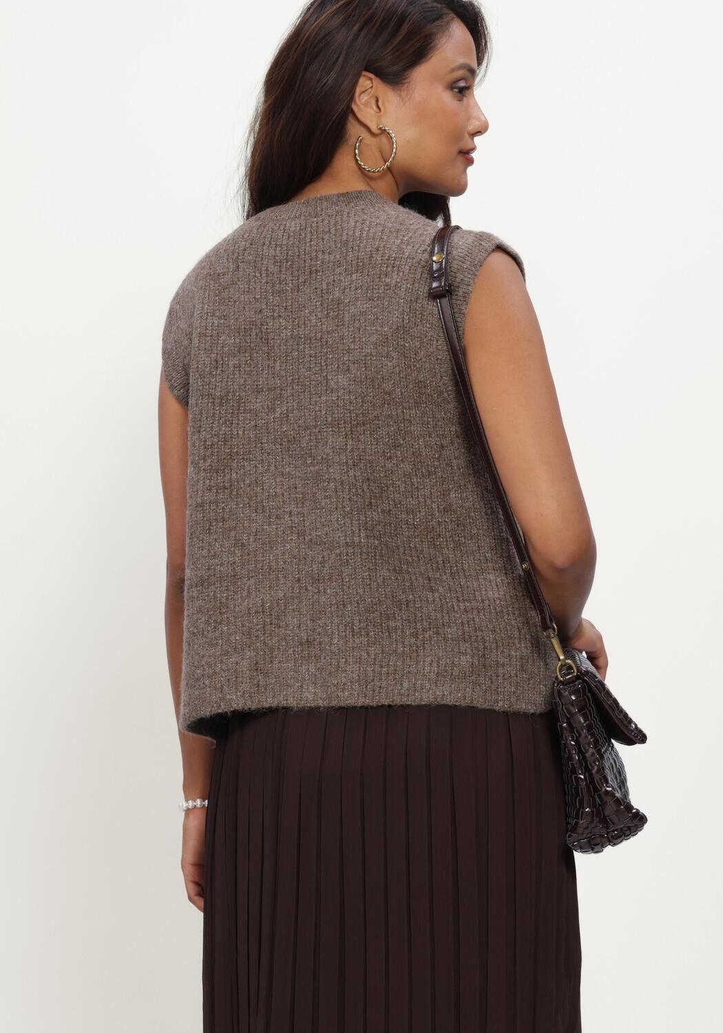 Bruine MODSTR&Ouml;M Vest CRISMD VEST - large