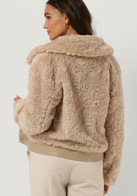 Beige SUNCOO Teddy jas ELIJAH - large