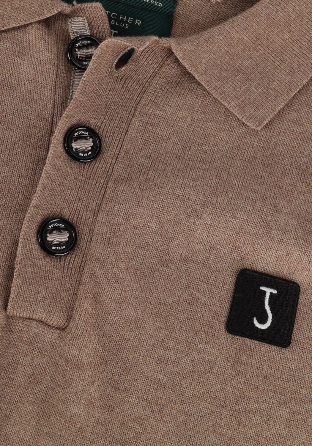 Beige BUTCHER OF BLUE Trui CLIFDEN POLO - large