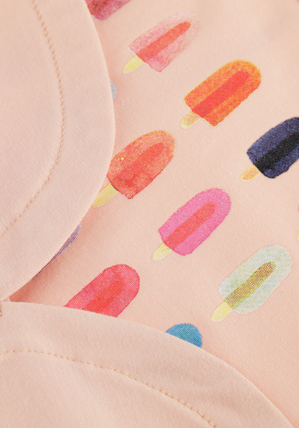 Lichtroze NONO T-shirt KASE TSHIRT WITH ICECREAM PRINT - large