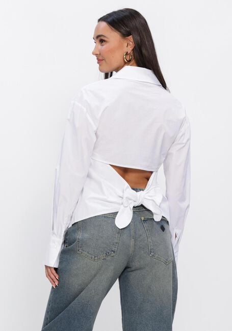 Witte MODSTR&Ouml;M Blouses THEMEMD SHIRT - large