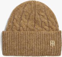 Bruine TOMMY HILFIGER Muts TIMELESS CABLE BEANIE - medium