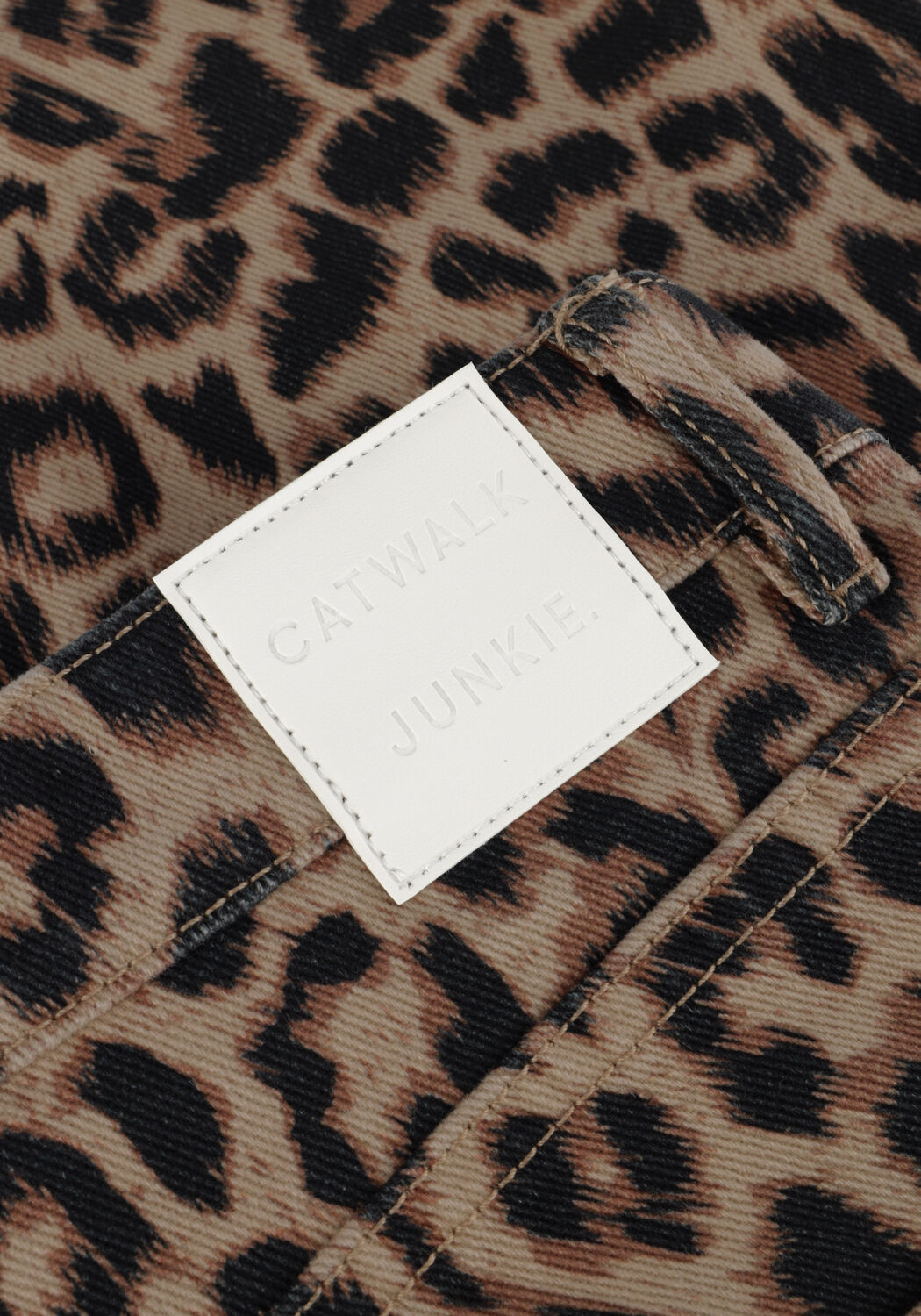 Bruine CATWALK JUNKIE Wide jeans CARGO JEANS - large