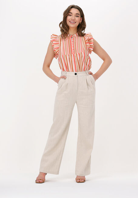 Oranje CO'COUTURE Top SISSA MULTI STRIPE TOP - large