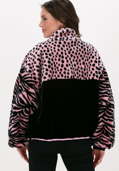 Zwarte UGG Vest W MARLENE SHERPA JACKET ANIMALA - large