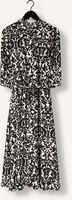 Zwarte NOTRE-V Midi jurk SATIN DRESS ONE Zwarte NOTRE-V Midi jurk SATIN DRESS ONE - medium