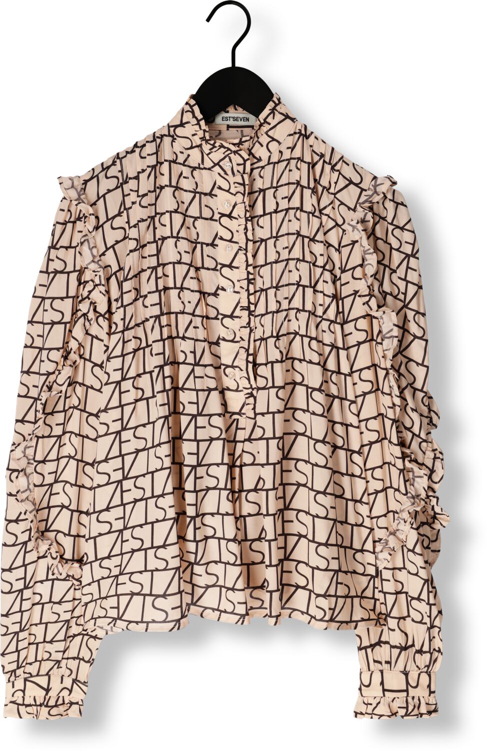 EST'SEVEN Dames Blouses Lizzy Blouse Lichtroze