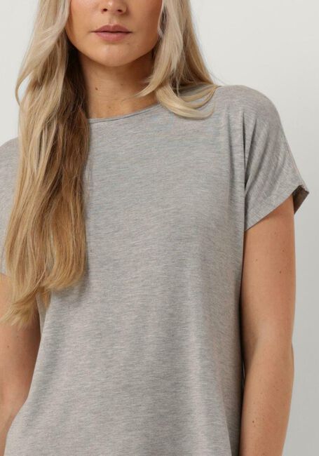 Lichtgrijze DEBLON SPORTS T-shirt ELINE TOP - large