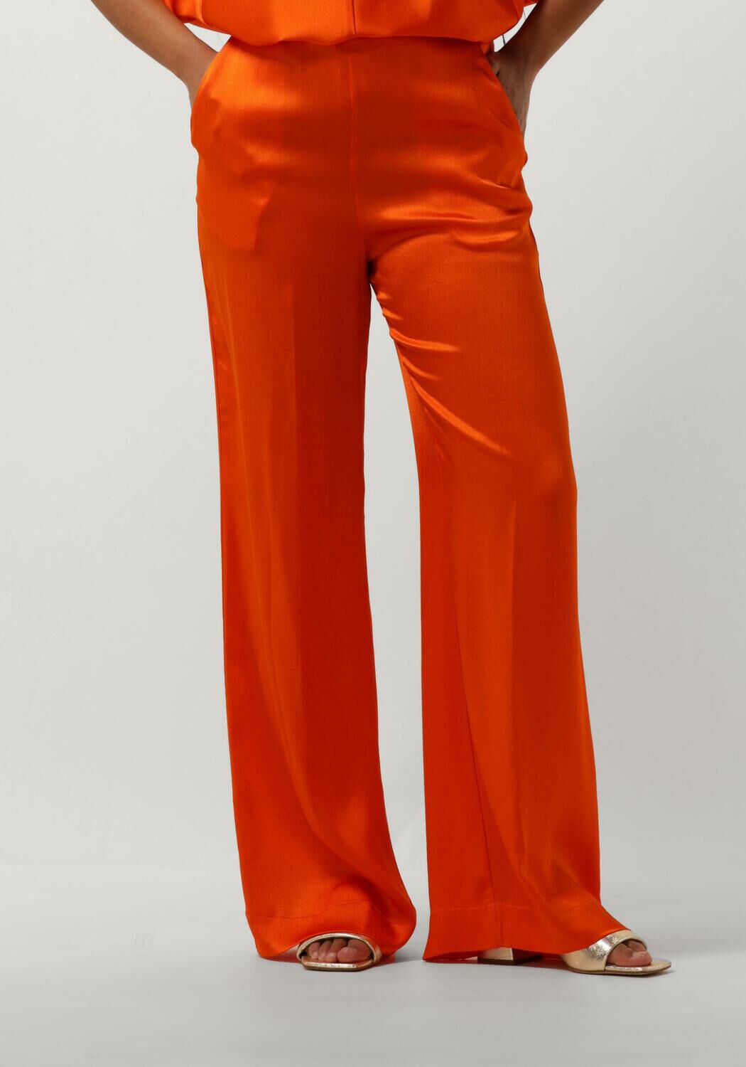 SEMICOUTURE Dames Broeken Emmerson Trousers Oranje