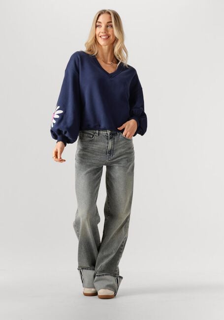 Donkerblauwe YDENCE Sweater SWEATER MADELIEF - large