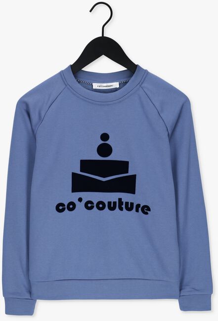 Blauwe CO'COUTURE Trui NEW COCO FLOC SWEAT - large