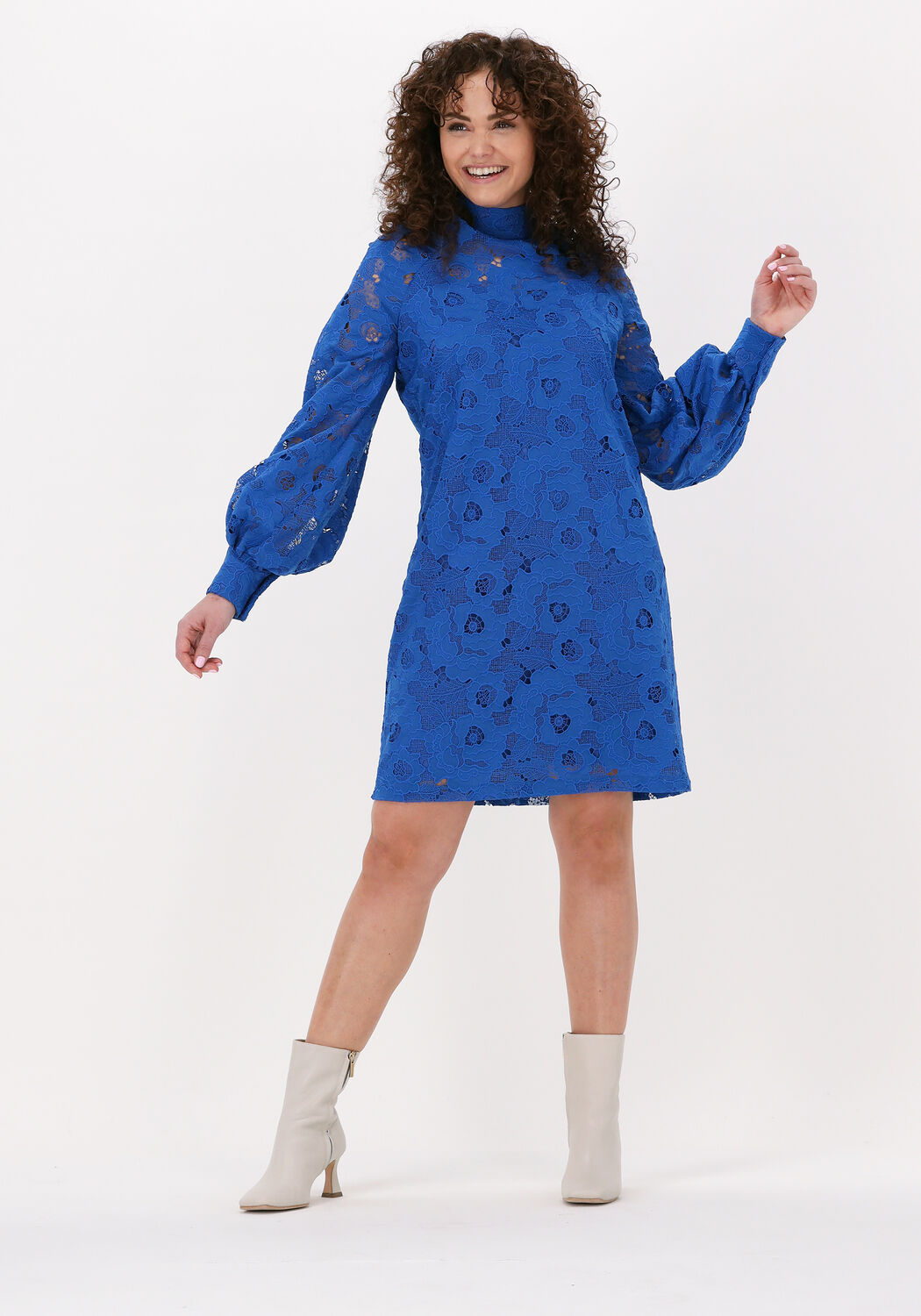 kobalt bruuns bazaar mini jurk evanthe mility dress