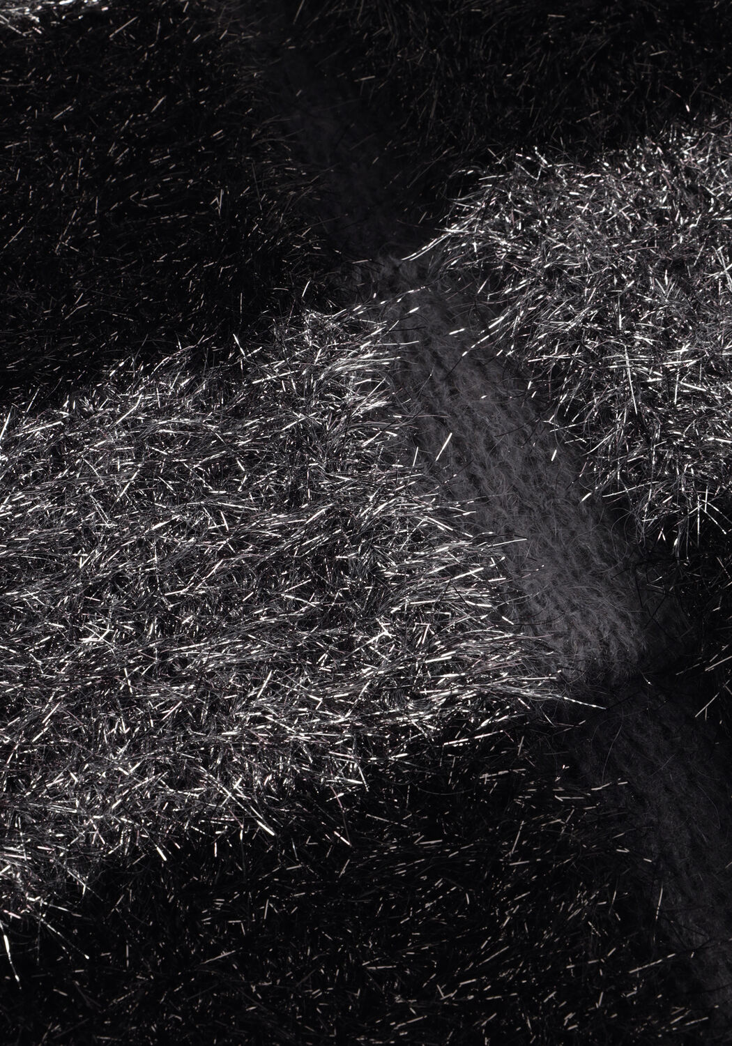 Zilveren NUKUS Vest HAILY CARDIGAN LUREX - large