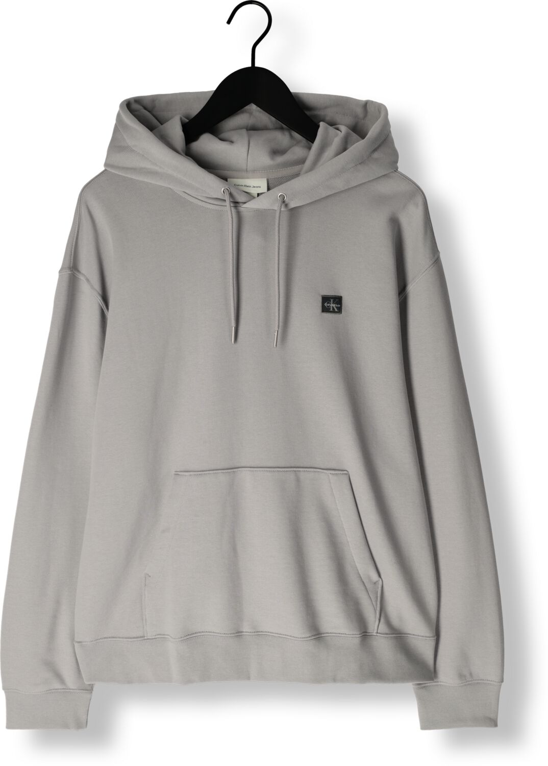 CALVIN KLEIN Heren Truien & Vesten Ls Eu Badge 350 Terry Hoodie Grijs