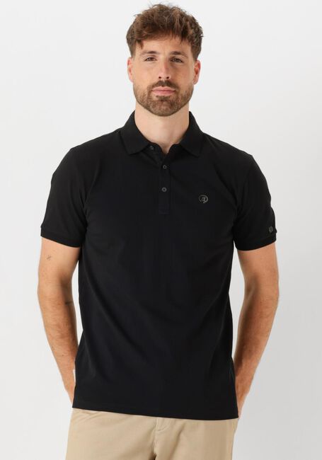 Zwarte CAST IRON Polo SHORT SLEEVE POLO FINE PIQUE ESSENTIAL - large