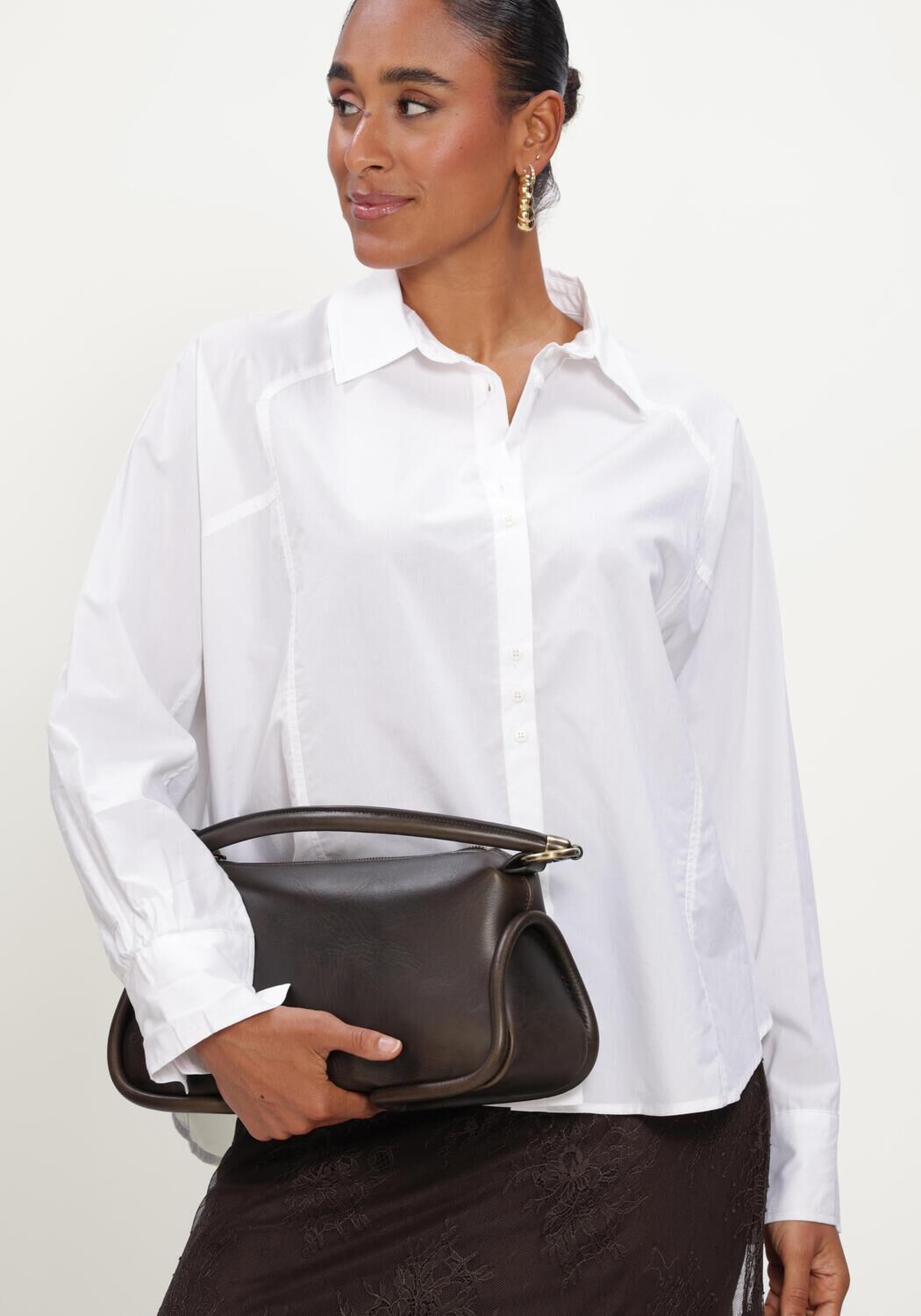 Witte MSCH COPENHAGEN Blouses MSCHSUSANA SELMINA SHIRT - large