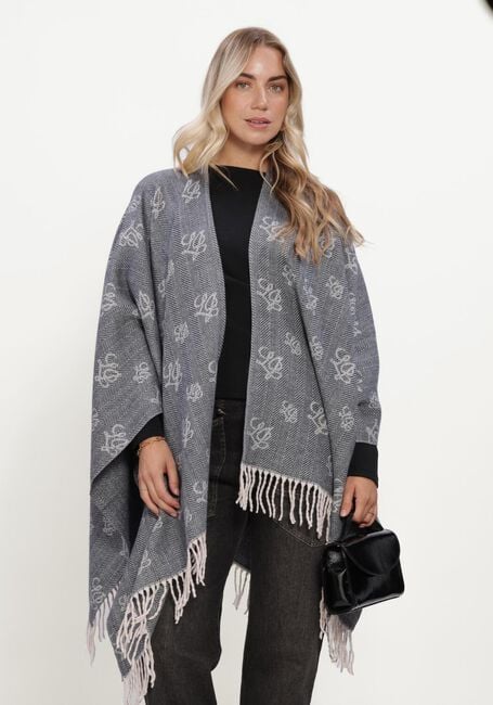 Grijze LIU JO Mantel LOGO - CLOACK/PONCHO - large