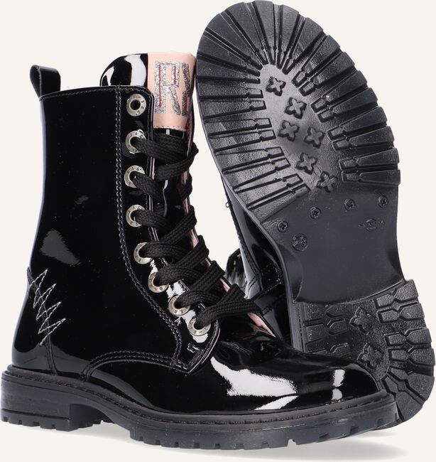 Zwarte RED-RAG Veterboots 12122 Zwarte RED-RAG Veterboots 12122 - large